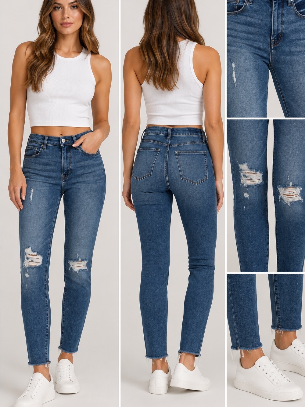 Good American Good Legs Dark Blue Skinny Jeans 20